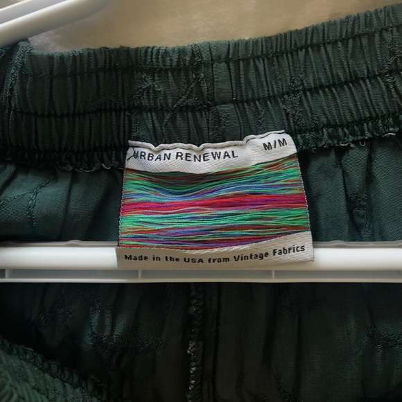 Teal Blue Embroidered Urban Outfitters Trousers - Picture 3 of 4